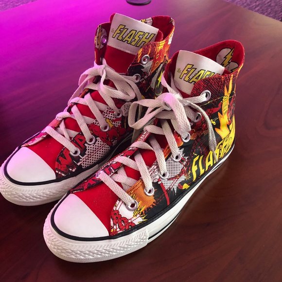 the flash converse high tops